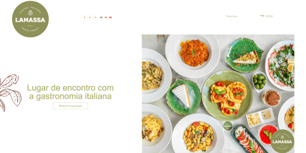 Lamassa Website Homepage